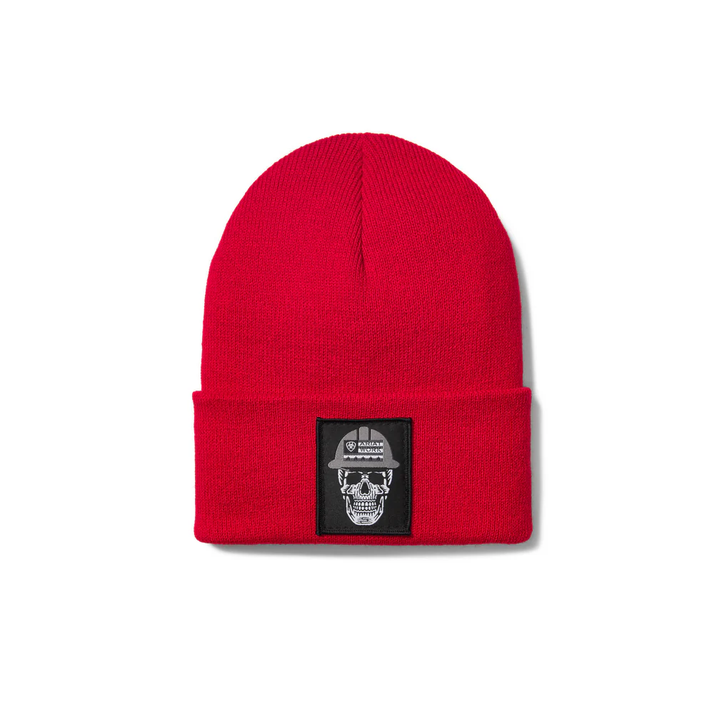 REBAR ROUGHNECK WATCH CAP - 600-Red | Ariat 10037492