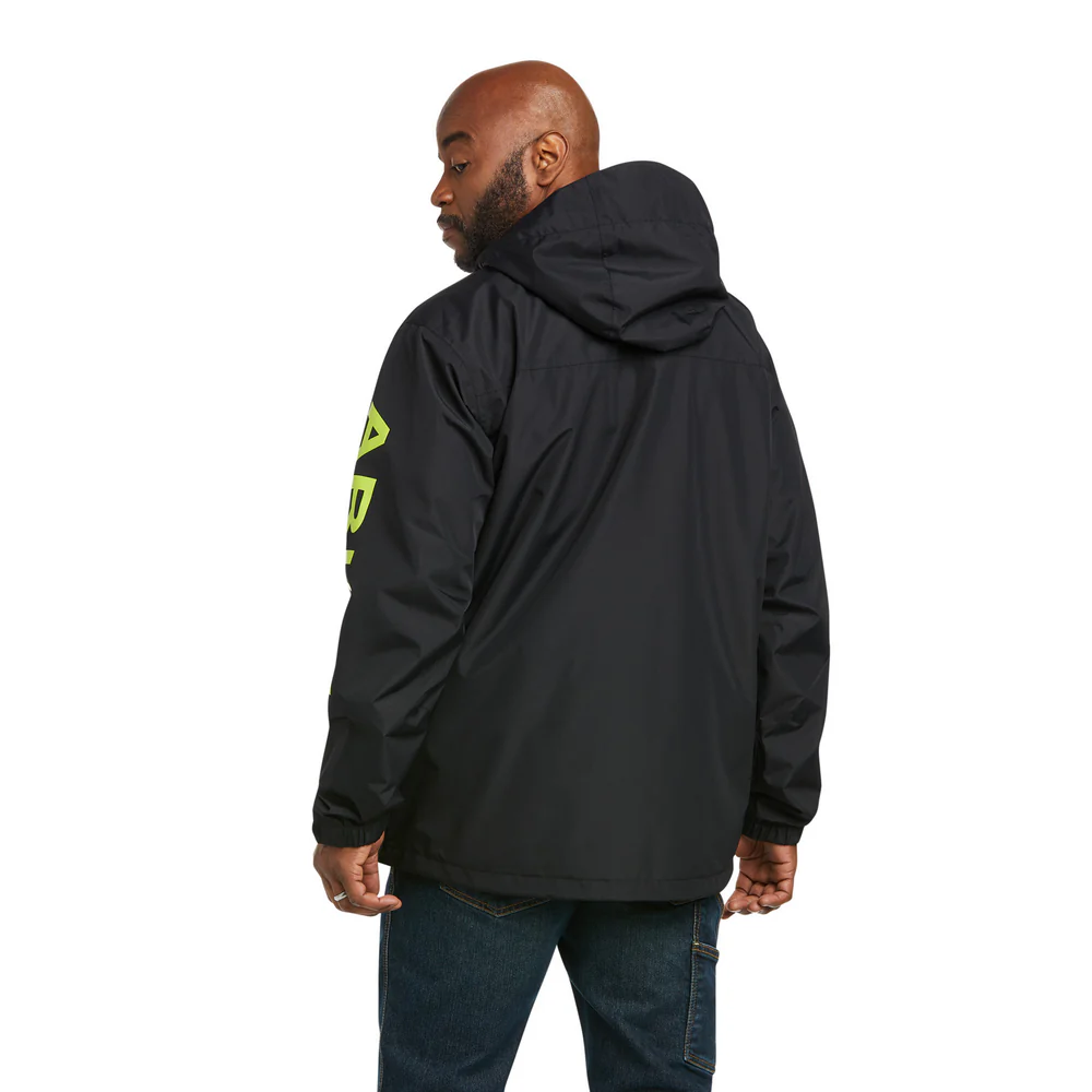 REBAR STORMSHELL H20 JACKET - 001-Black | Ariat 10037607 - Image 2