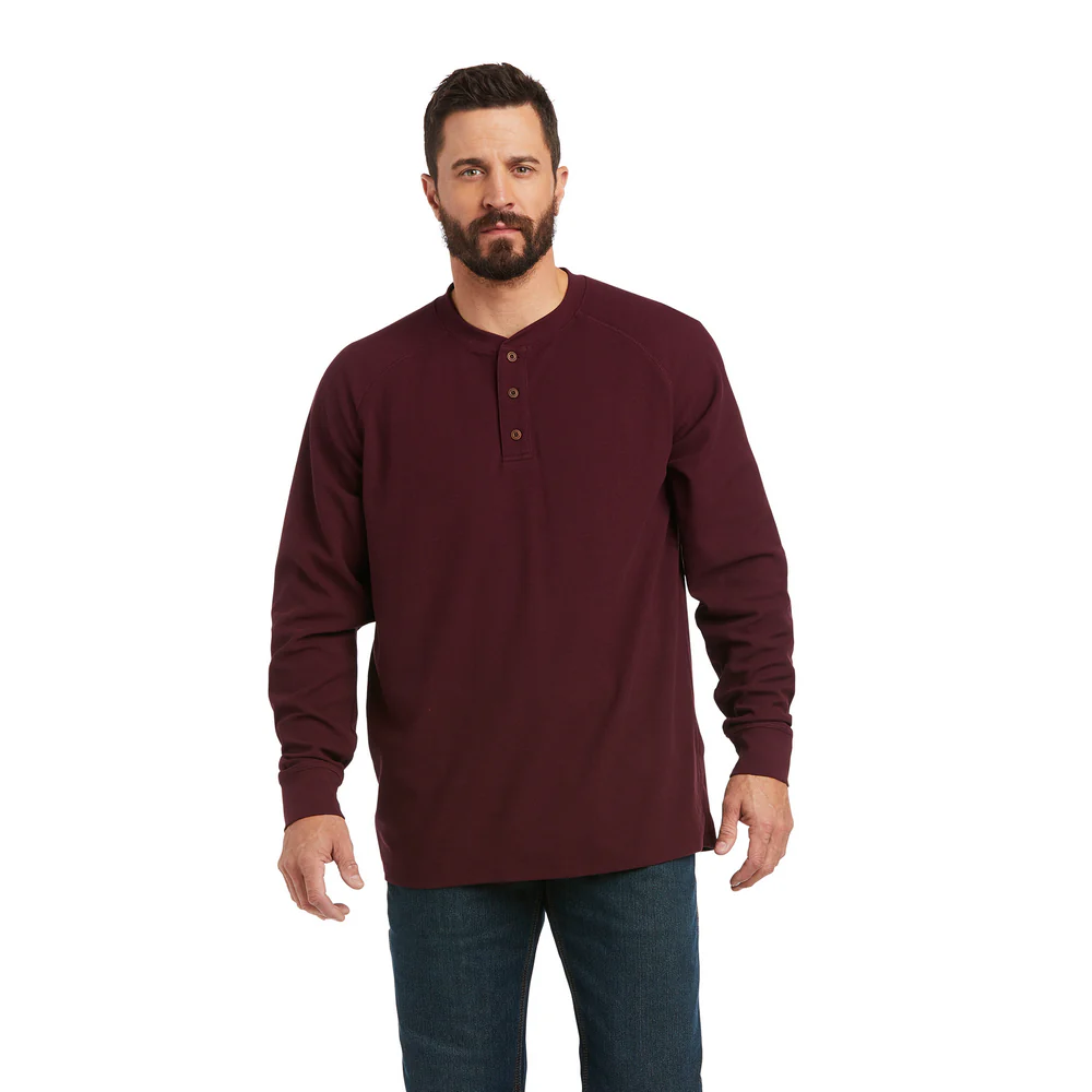 REBAR THERMAL LONG-SLEEVE SHIRT - 500-Purple | Ariat 10037501