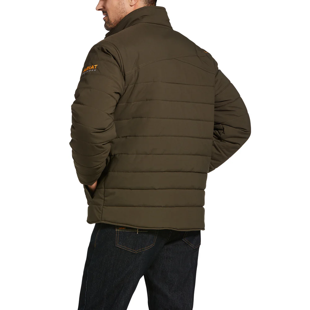 REBAR VALIANT RIPSTOP INSULATED JACKET - 200-Brown | Ariat 10032976 - Image 2