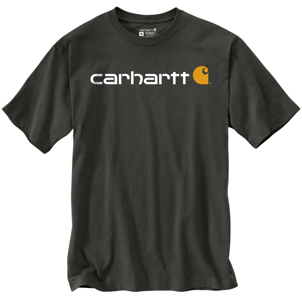 Relaxed Fit Heavyweight Short-Sleeve Logo Graphic T-Shirt - 306-Peat | Carhartt 103361