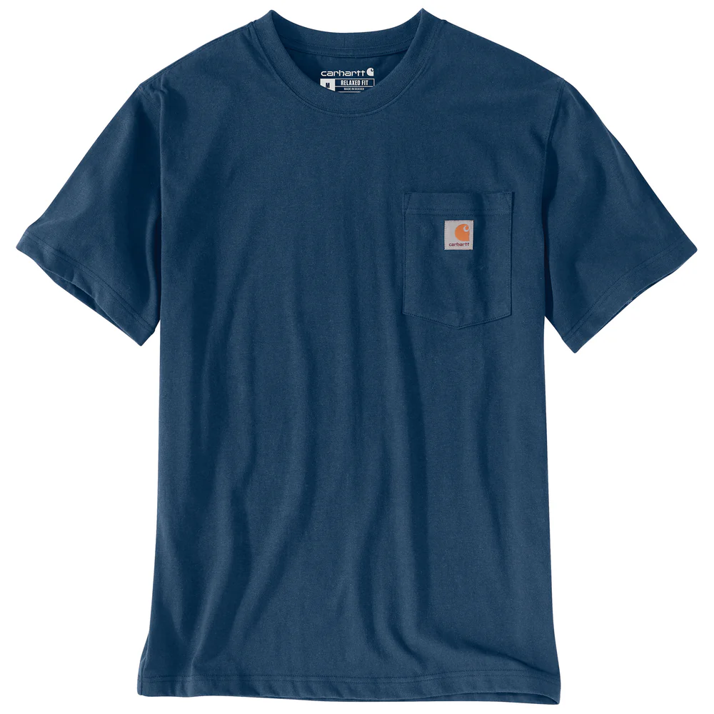 Relaxed Fit Heavyweight Short-Sleeve Pocket T-Shirt - HL2-Deep Ocean | Carhartt 103296