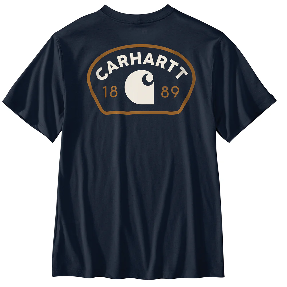Relaxed Fit Lightweight Short-Sleeve 1889 Graphic T-Shirt - I26-Navy | Carhartt 106769