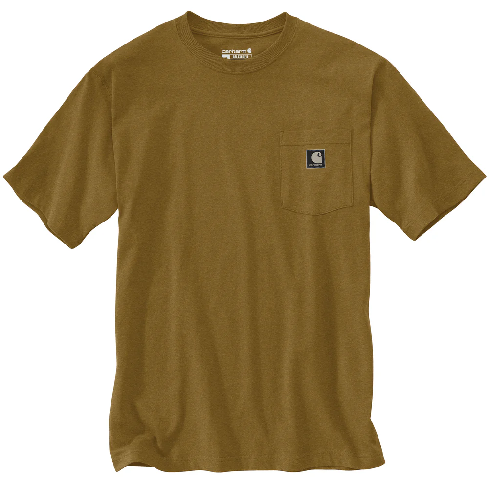 Relaxed Fit Lightweight Short-Sleeve Camo Graphic T-Shirt - B98-Golden Grass Heather | Carhartt 106895 - Image 2