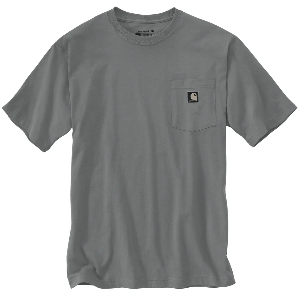 Relaxed Fit Lightweight Short-Sleeve Camo Graphic T-Shirt - E87-Weathered Ash Heather | Carhartt 106895 - Image 2