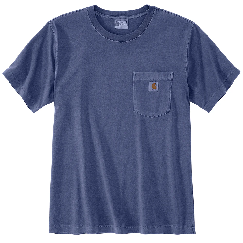 Relaxed Fit Lightweight Short-Sleeve Garment Dyed Pocket T-Shirt - HL6-Fresh Water | Carhartt 106252 - Image 3