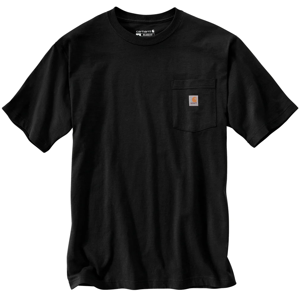 Relaxed Fit Lightweight Short-Sleeve Pocket C Graphic T-Shirt - N04-Black | Carhartt 106760 - Image 2