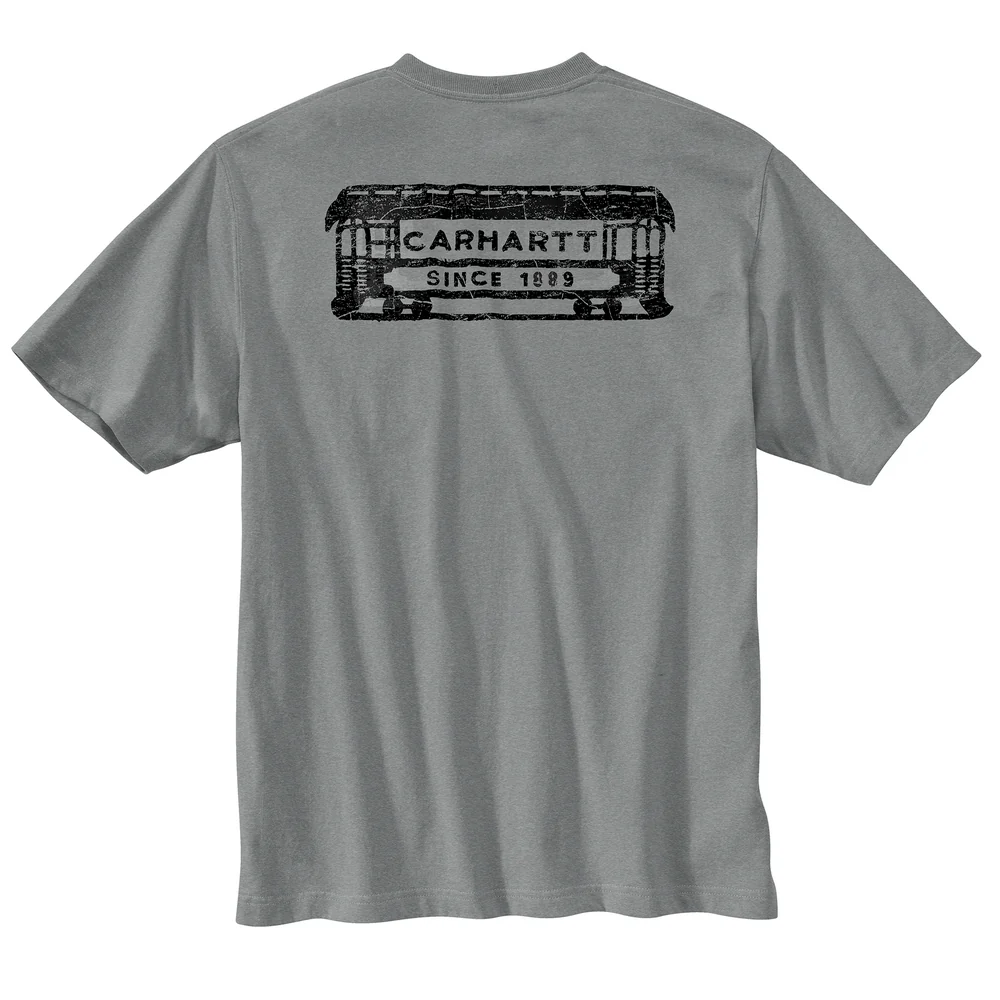 Relaxed Fit Lightweight Short-Sleeve Pocket Street Car Graphic T-Shirt - E87-Weathered Ash Heather | Carhartt 106772