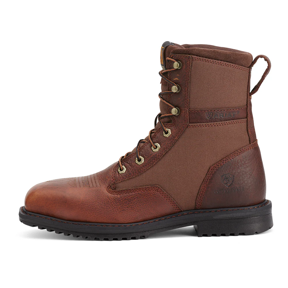 RIGTEK 8-INCH WIDE SQUARE COMPOSITE TOE BOOT - 200-Brown | Ariat 10012927 - Image 2