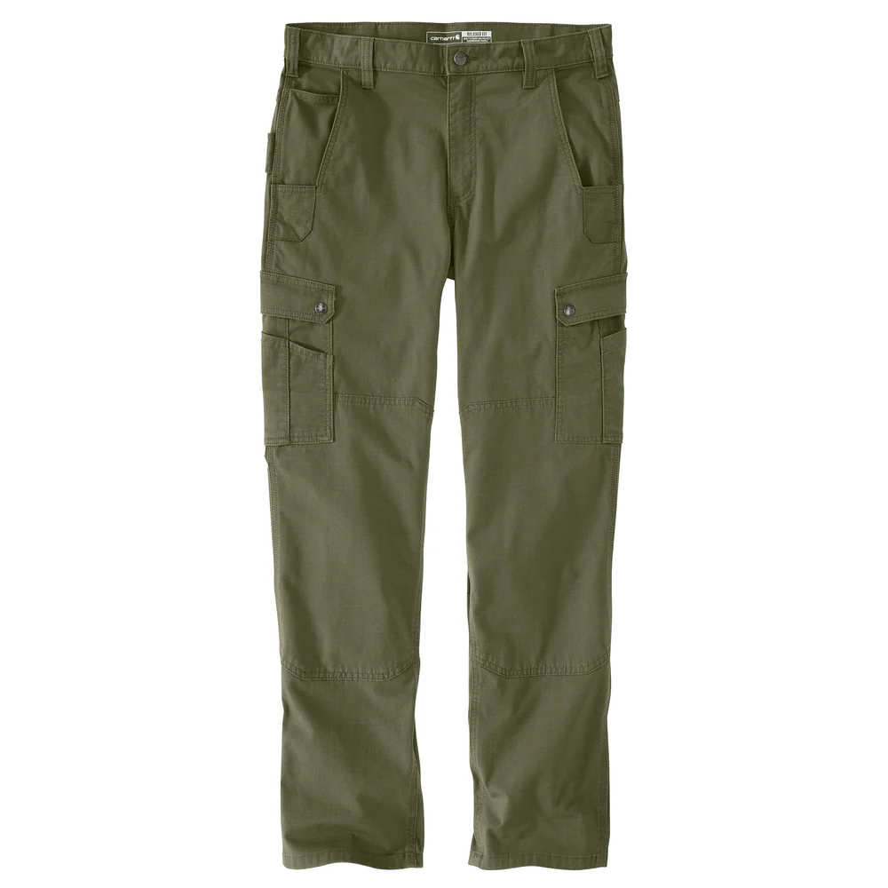Rugged Flex® Relaxed Fit Ripstop Cargo Work Pant - G72-Basil | Carhartt 105461 - Image 2