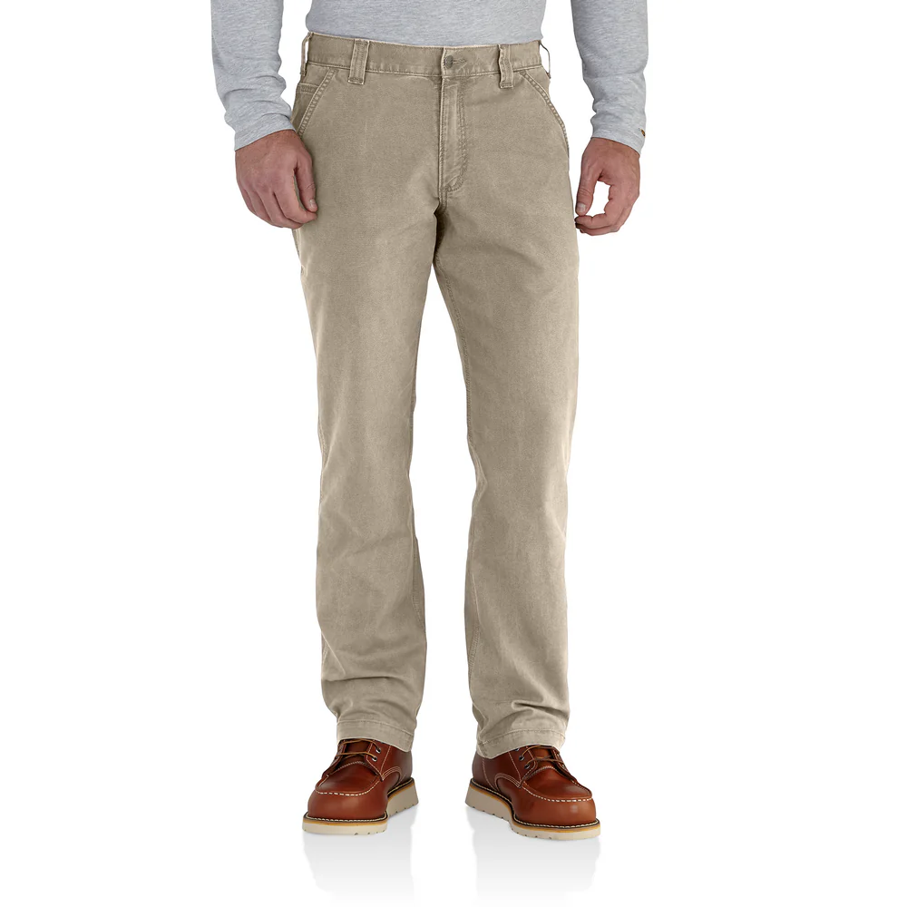 Rugged Flex Relaxed Fit Canvas Work Pant - 232-Tan | Carhartt 102291
