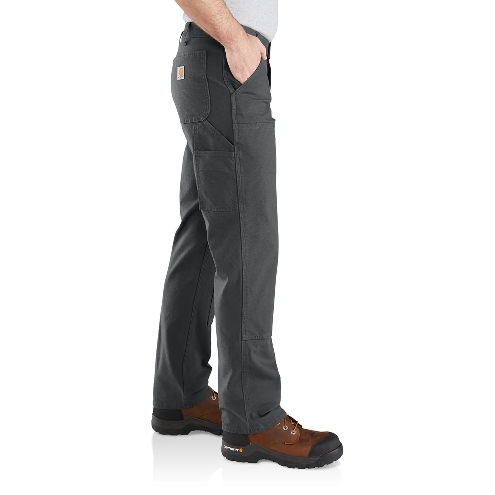 RUGGED FLEX RELAXED FIT DUCK DOUBLE FRONT WORK PANT - 029-Shadow | Carhartt 103334 - Image 3