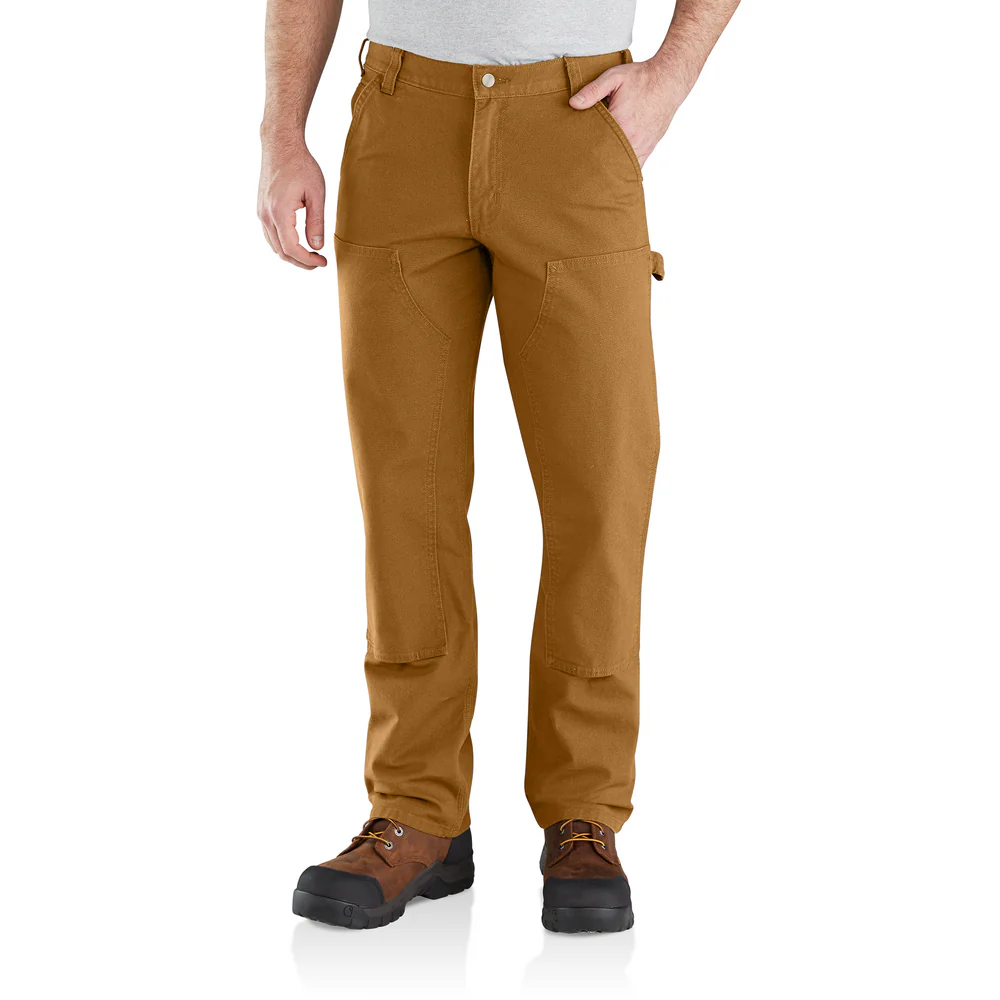 RUGGED FLEX RELAXED FIT DUCK DOUBLE FRONT WORK PANT - 211-Carhartt Brown | Carhartt 103334
