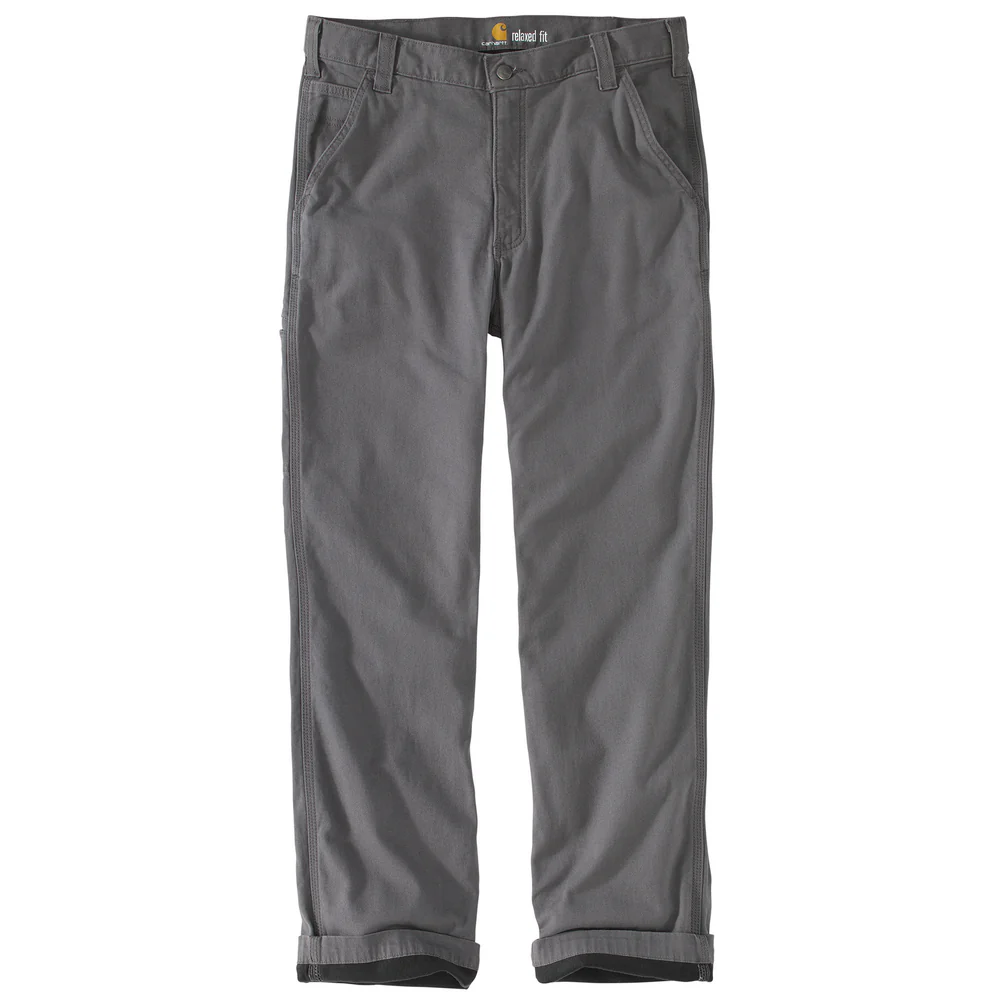 RUGGED FLEX RIGBY DUNGAREE KNIT LINED - 039-Gravel | Carhartt 103342