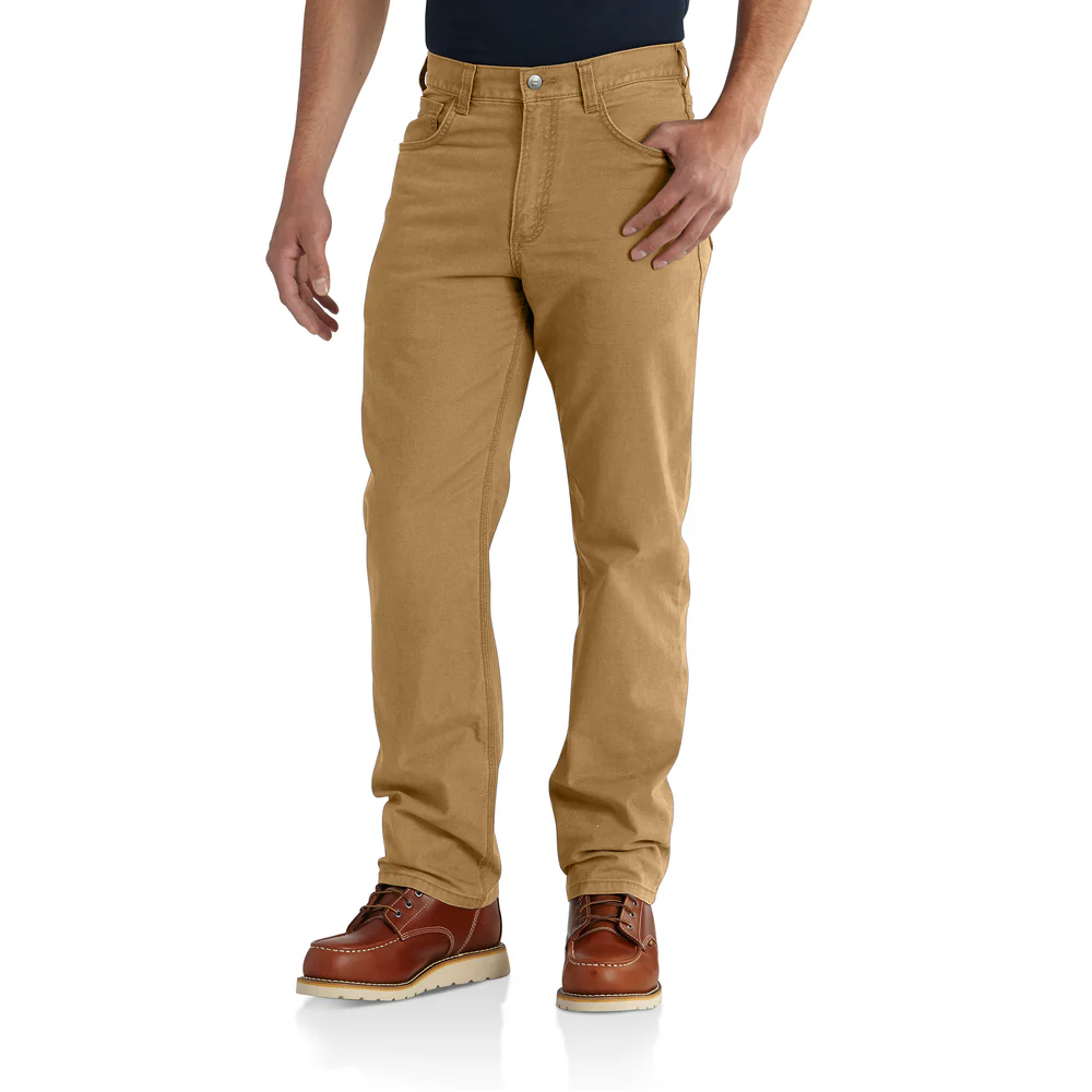RUGGED FLEX RIGBY FIVE POCKET PANT - 918-Hickory | Carhartt 102517