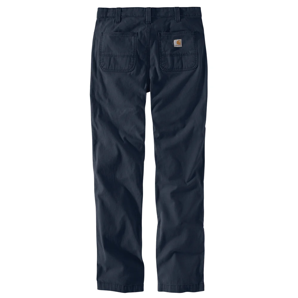 Rugged Flex Slim Fit Canvas 5-Pocket Tapered Work Pant - I26-Navy | Carhartt 102821