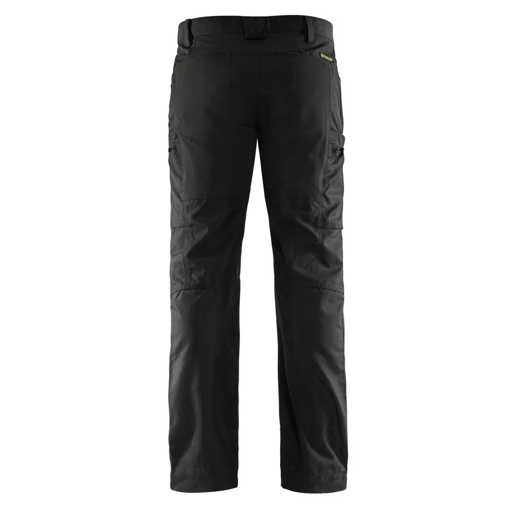 SERVICE PANTS WITH STRETCH - 9900-Black | Blaklader 16551845 - Image 2
