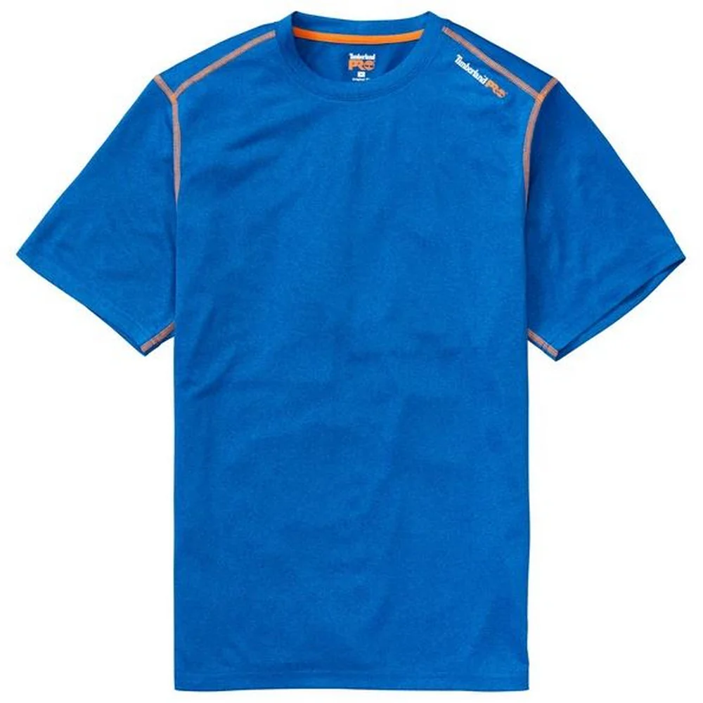 SHORT SLEEVE WICKING GOOD T-SHIRT - T80-Turkish Sea Dark Heather | Timberland PRO TB0A1V4A