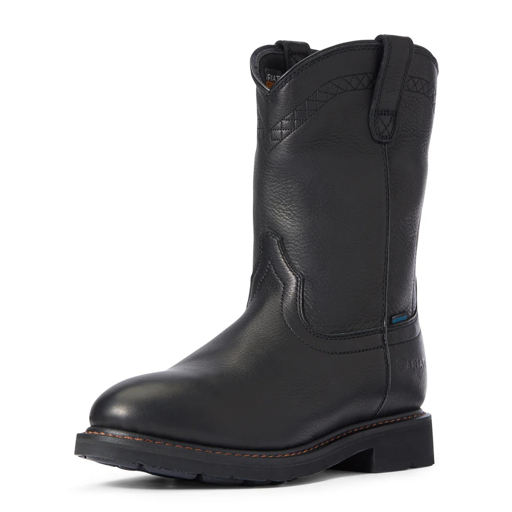 SIERRA H2O WORK BOOT - 001-Black | Ariat 10034142