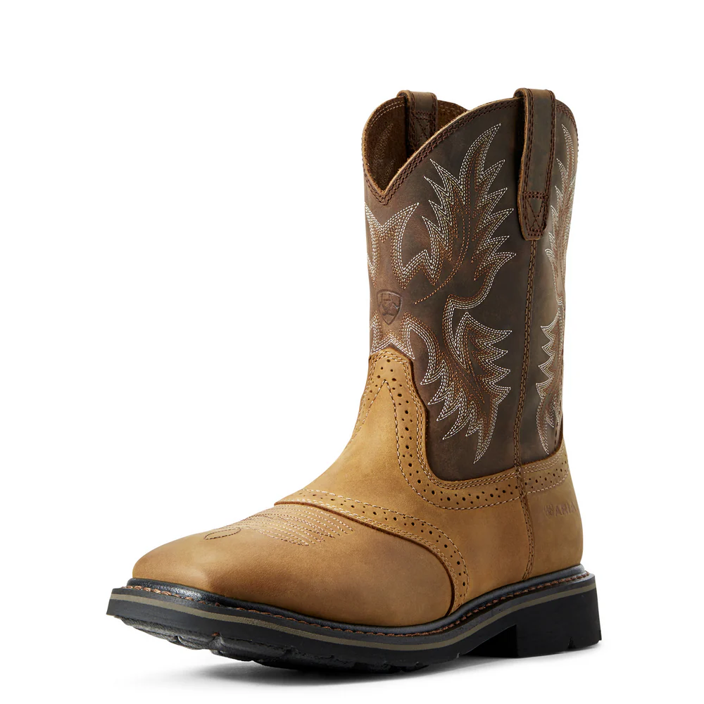 SIERRA WIDE SQUARE TOE BOOT - 200-Brown | Ariat 10010148