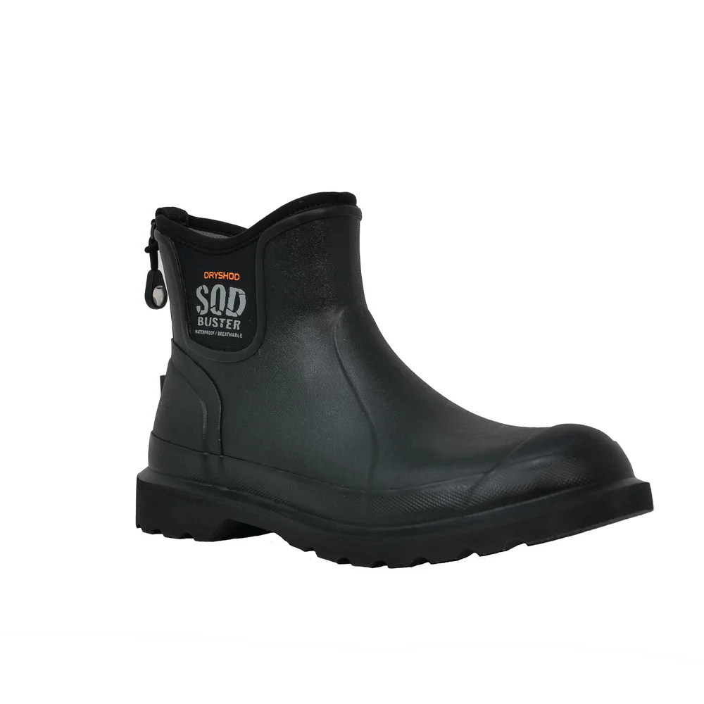 SOD BUSTER ANKLE BOOT - BK-Black | Dryshod SDBMABK
