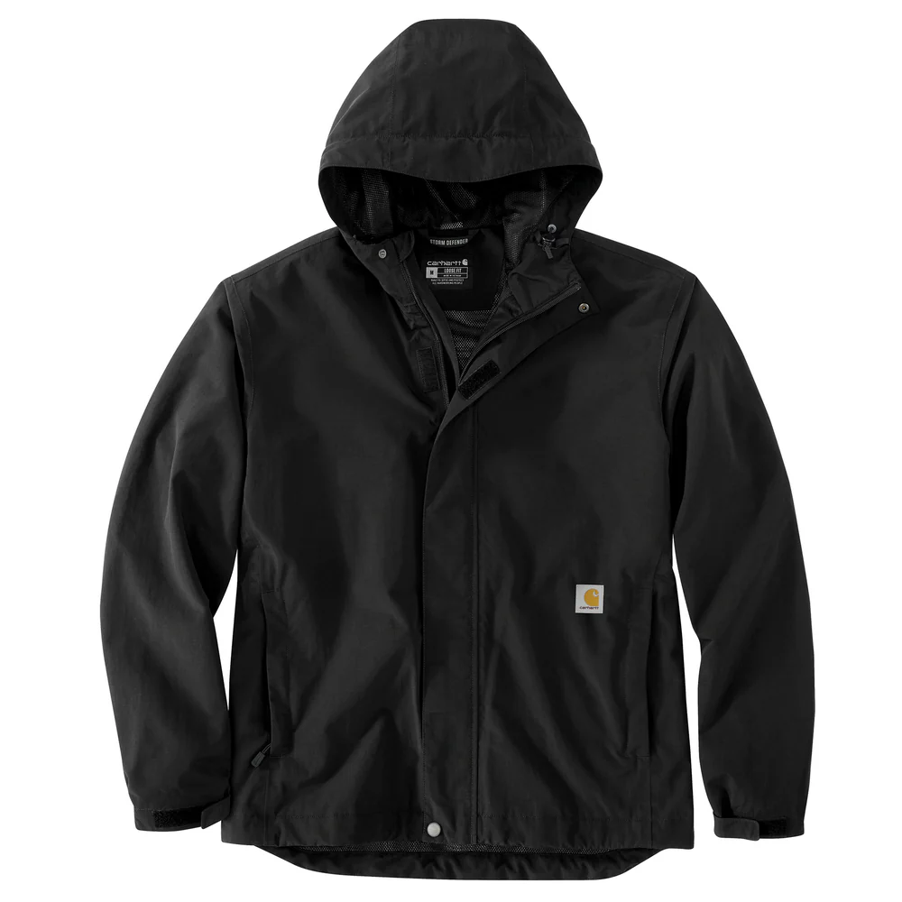 Storm Defender Loose Fit Lightweight Jacket - N04-Black | Carhartt 106434