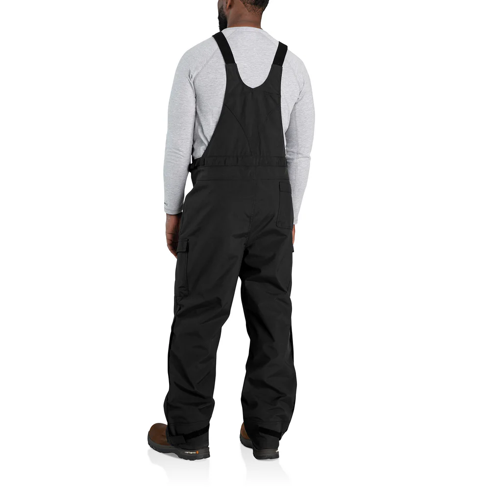Storm DefenderĀ® Loose Fit Heavyweight Bib Overall - BLK-Black | Carhartt 104674