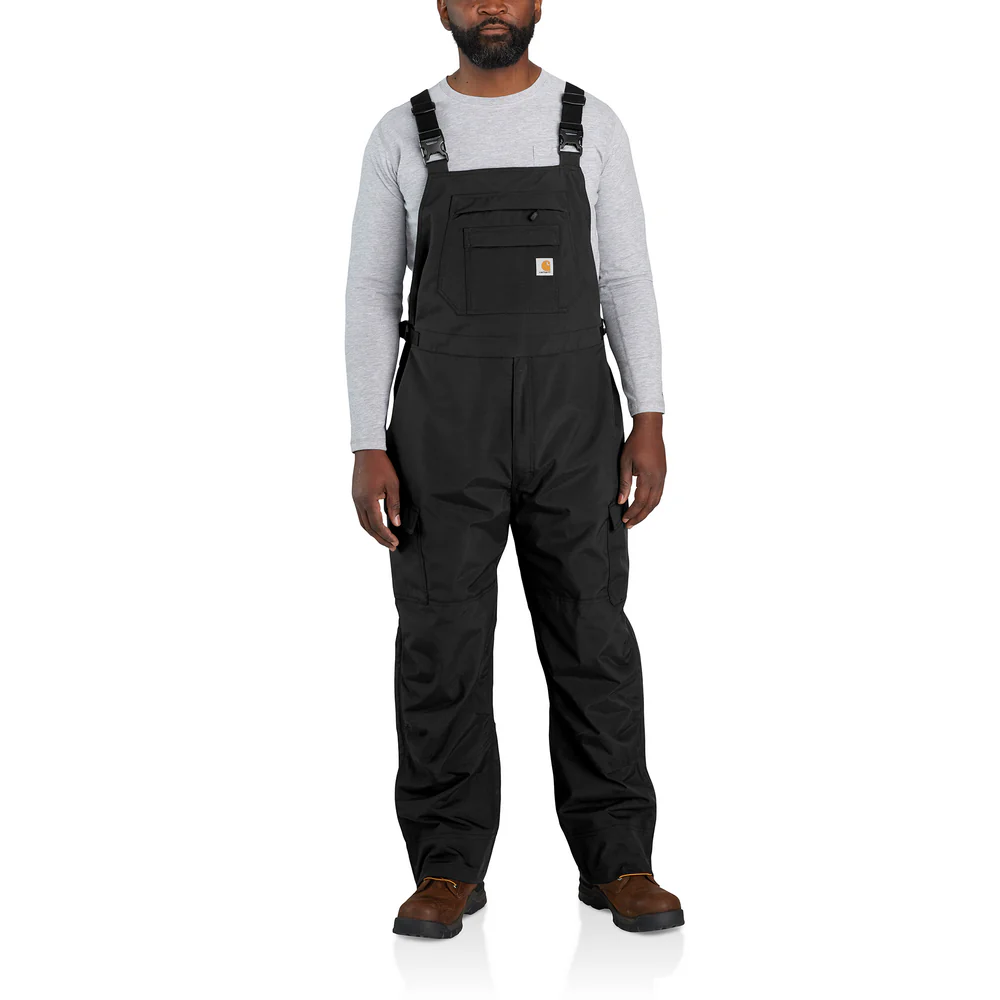 Storm DefenderĀ® Loose Fit Heavyweight Bib Overall - BLK-Black | Carhartt 104674 - Image 3
