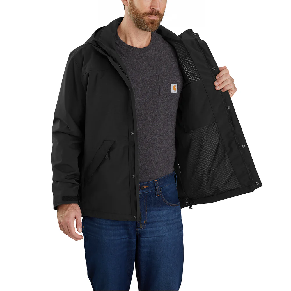 Storm DefenderĀ® Loose Fit Heavyweight Jacket - BLK-Black | Carhartt 104670