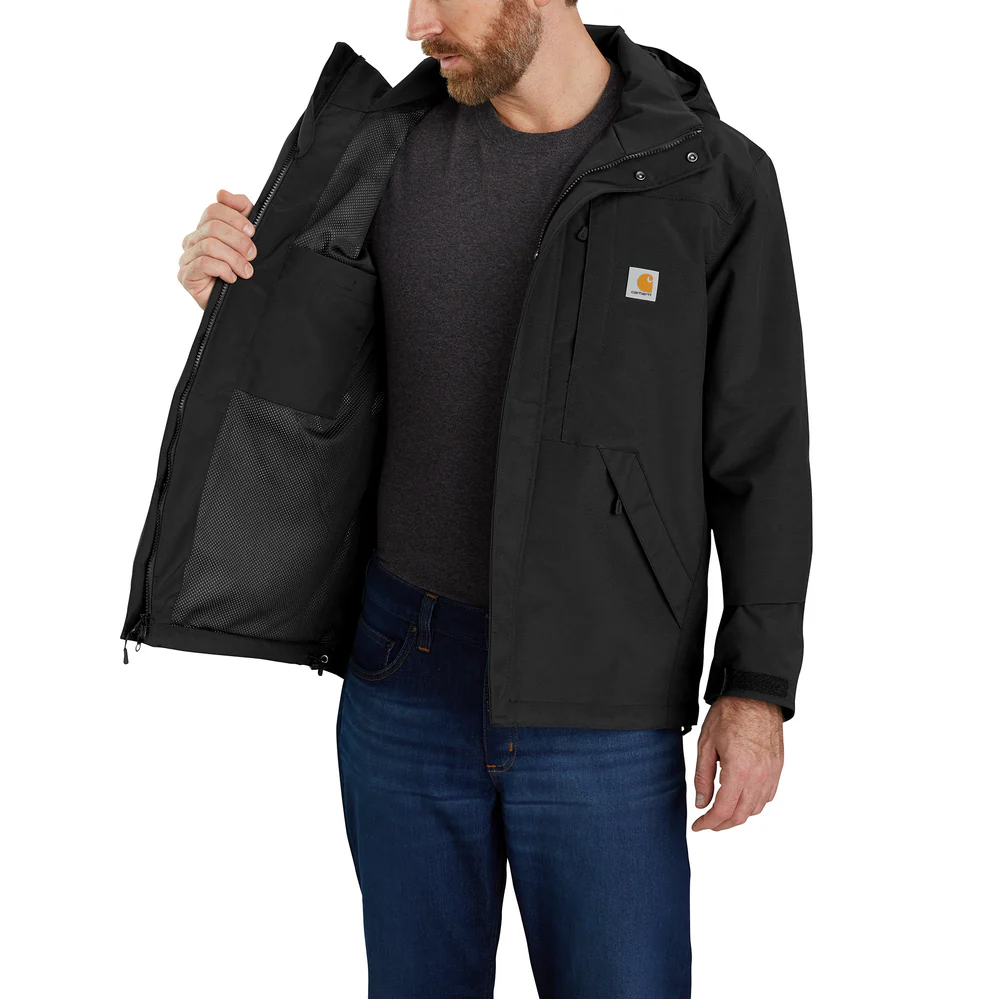 Storm DefenderĀ® Loose Fit Heavyweight Jacket - BLK-Black | Carhartt 104670 - Image 2