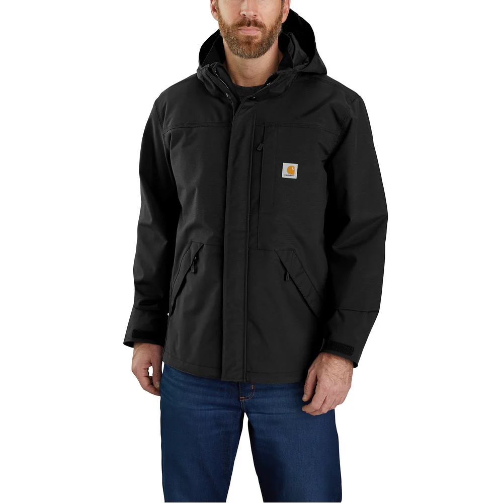 Storm DefenderĀ® Loose Fit Heavyweight Jacket - BLK-Black | Carhartt 104670 - Image 6