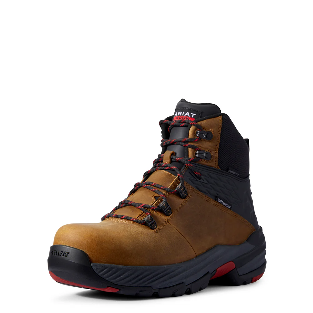 STRYKER 360 6-INCH H2O CARBON TOE BOOT - 200-Brown | Ariat 10031495