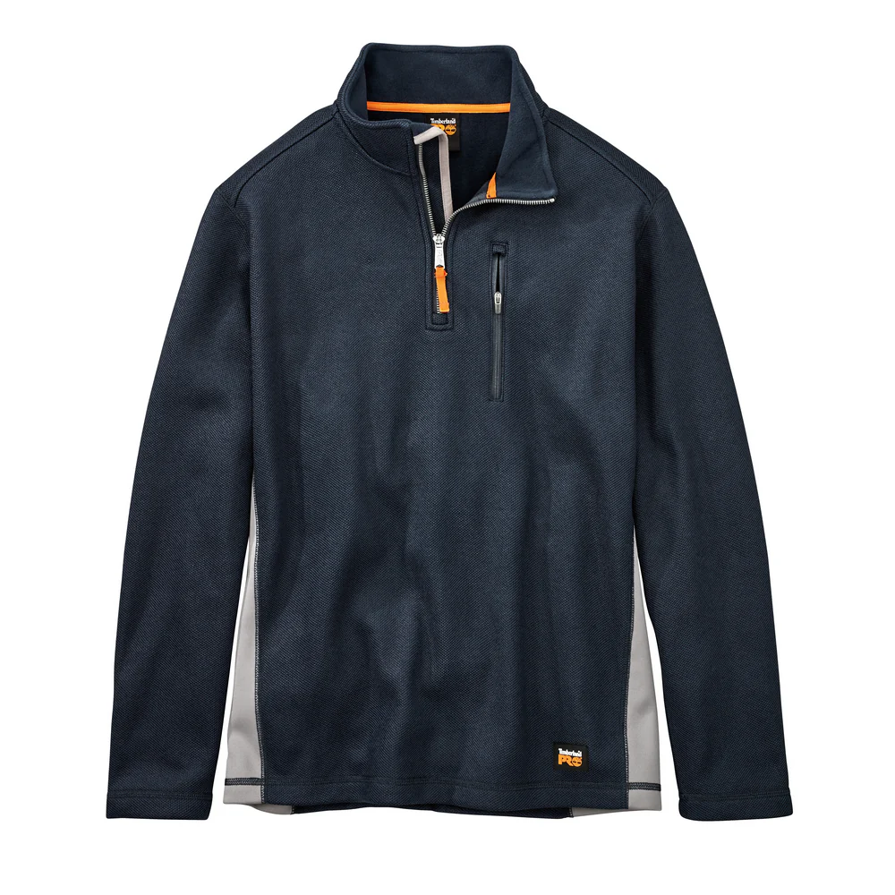 STUDWALL 1/4-ZIP TEXTURED FLEECE - 406-Total Eclipse | Timberland PRO TB0A1HGK