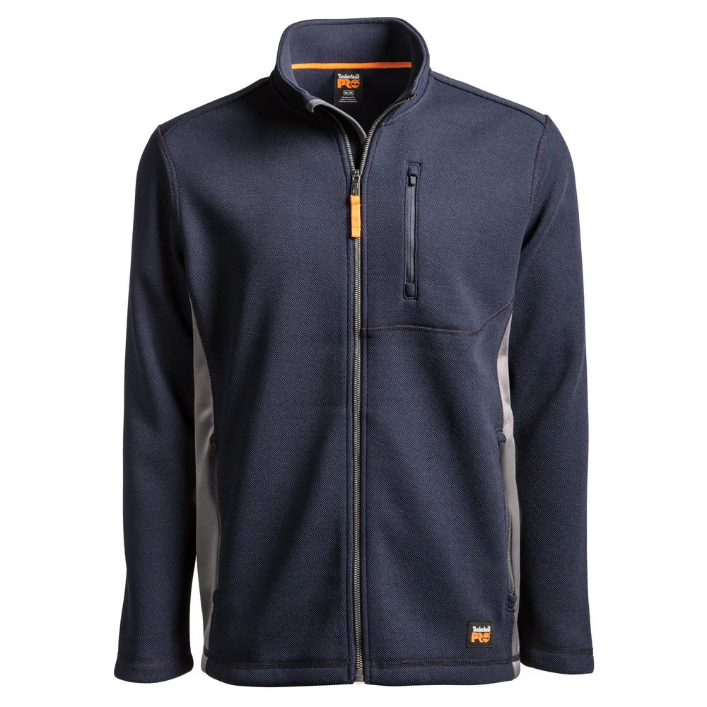 STUDWALL FULL-ZIP TEXTURED FLEECE - 406-Total Eclipse | Timberland PRO TB0A1V58