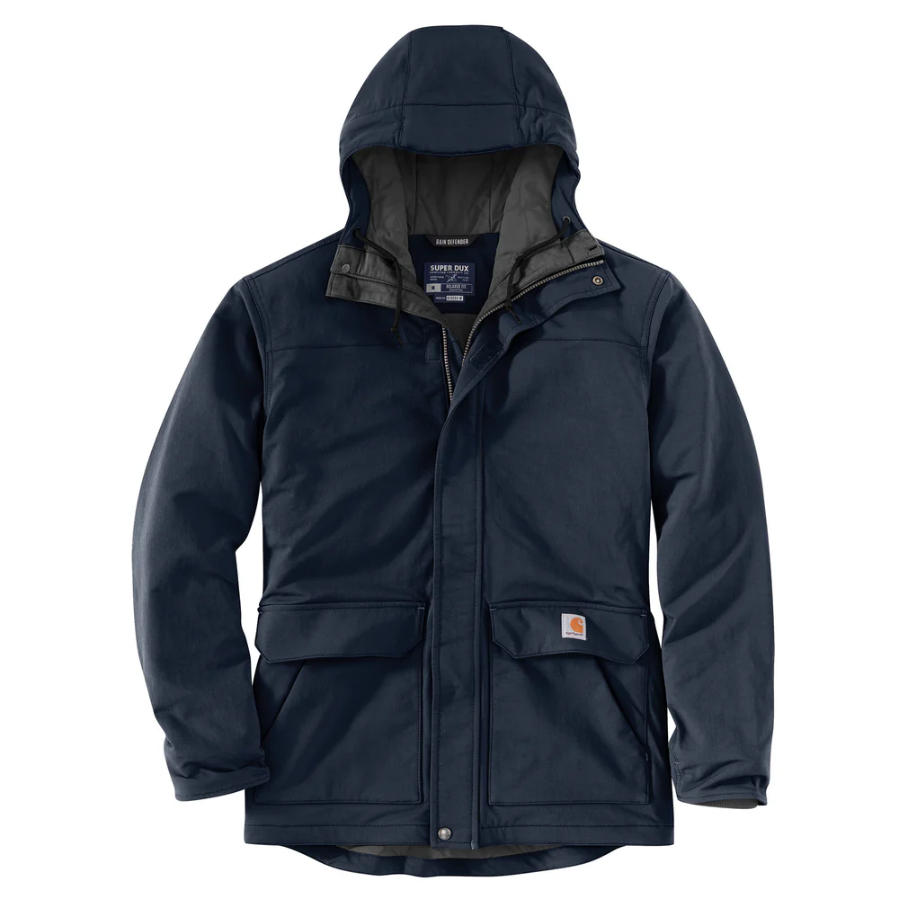 Super Dux™ Relaxed Fit Insulated Traditional Coat - I26-Navy | Carhartt 105533