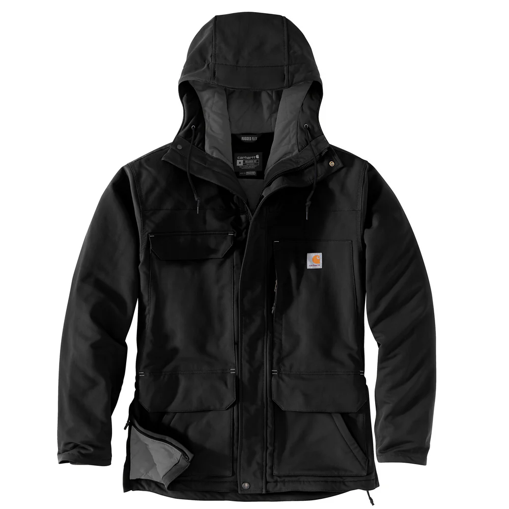 SUPER DUX RELAXED FIT INSULATED TRADITIONAL COAT - N04-Black | Carhartt 105002