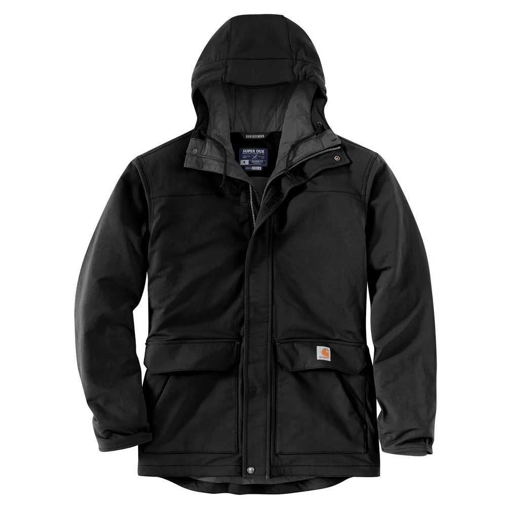 Super Dux™ Relaxed Fit Insulated Traditional Coat - N04-Black | Carhartt 105533