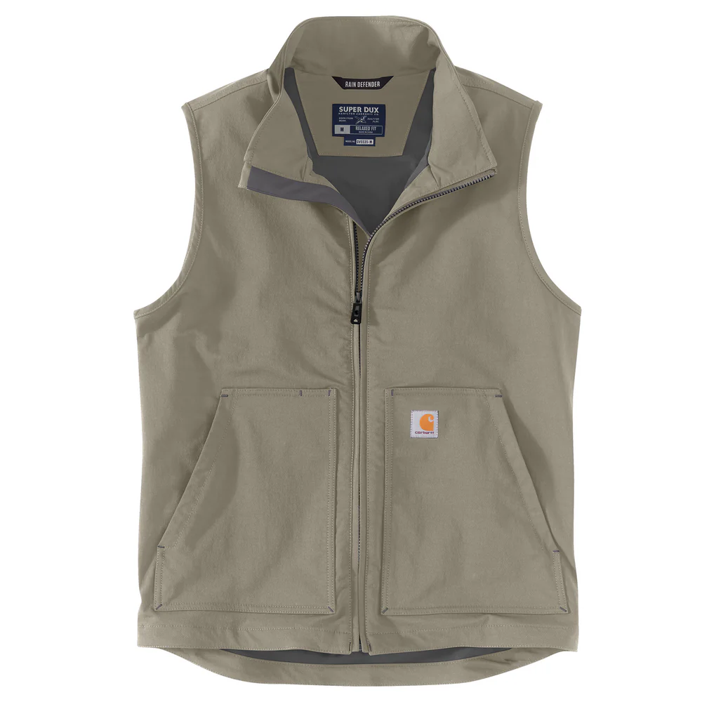 Super Dux™ Relaxed Fit Lightweight Softshell Vest - E00-Greige | Carhartt 105535