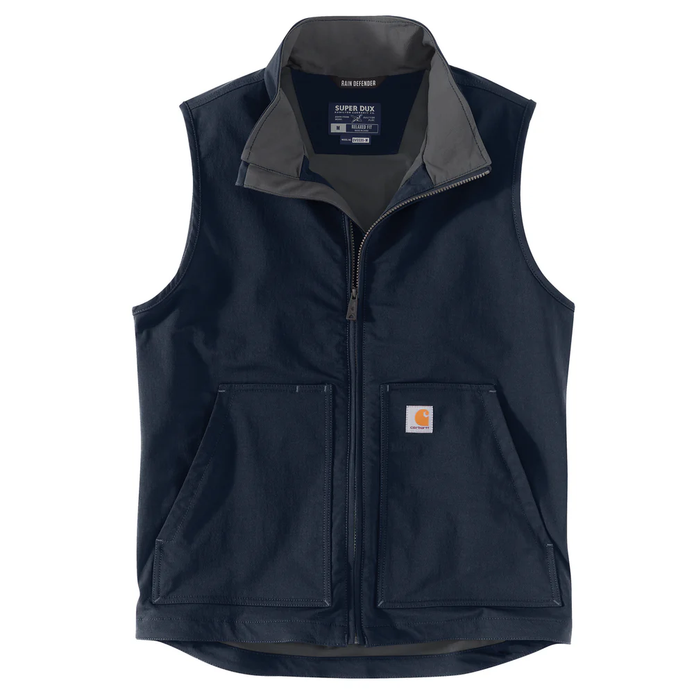 Super Dux™ Relaxed Fit Lightweight Softshell Vest - I26-Navy | Carhartt 105535