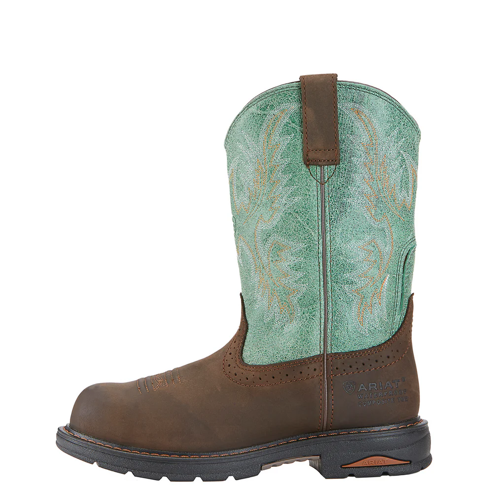 TRACEY PULL-ON COMPOSITE TOE WATERPROOF BOOT - 200-Brown | Ariat 10015405 - Image 2
