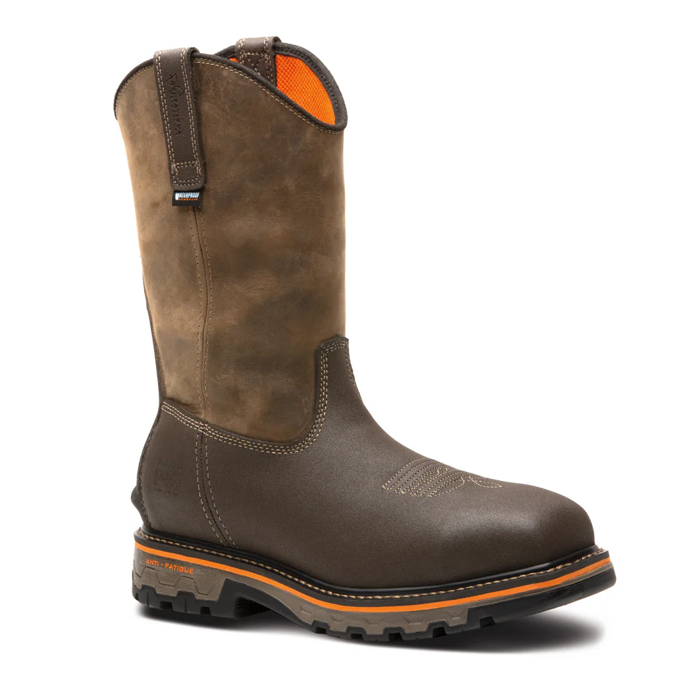 TRUE GRIT COMPOSITE SAFETY TOE WATERPROOF PULL-ON BOOT - 214-Turkish Rancher | Timberland TB0A2297