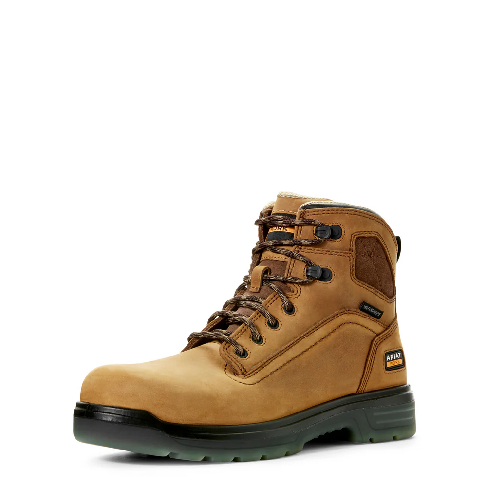 TURBO 6-INCH H2O WORK BOOT - 200-Brown | Ariat 10032608