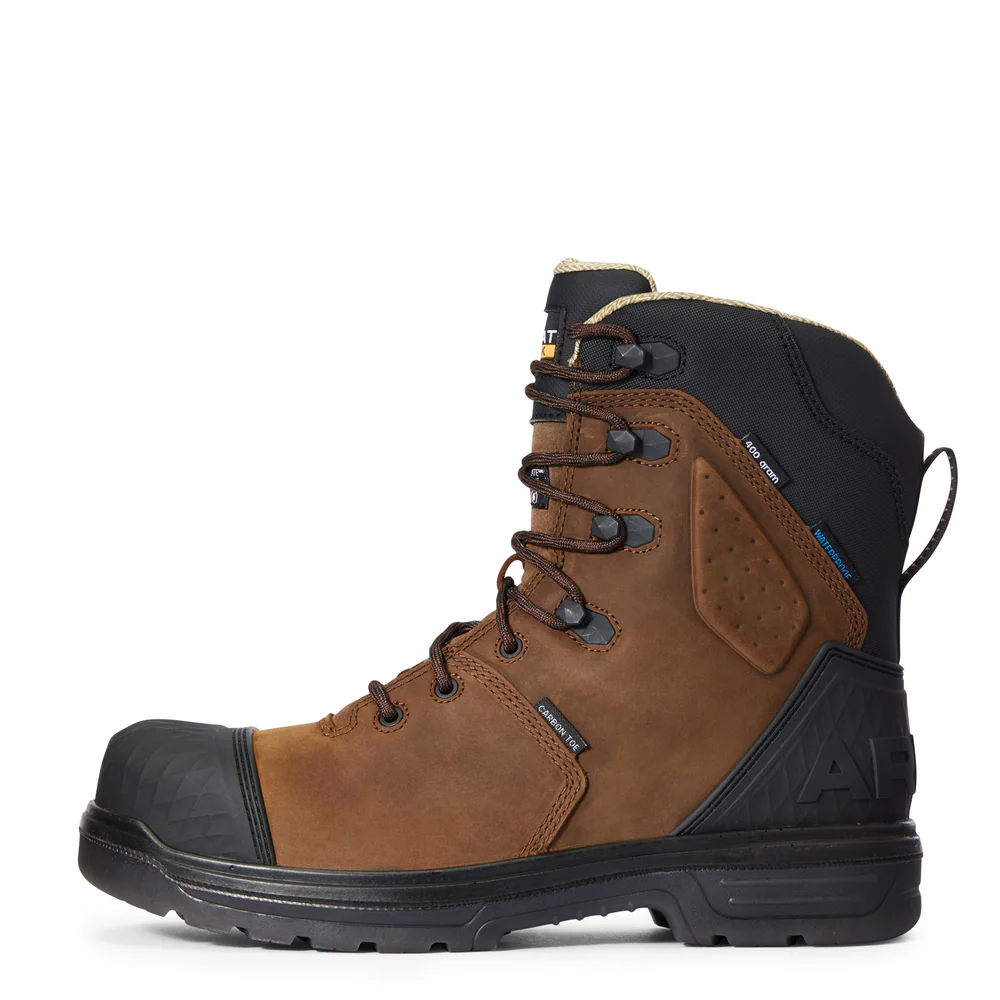 TURBO OUTLAW 8-INCH CSA H2O INSULATED COMPOSITE TOE BOOT - 201-Dark Brown | Ariat 10033997 - Image 3