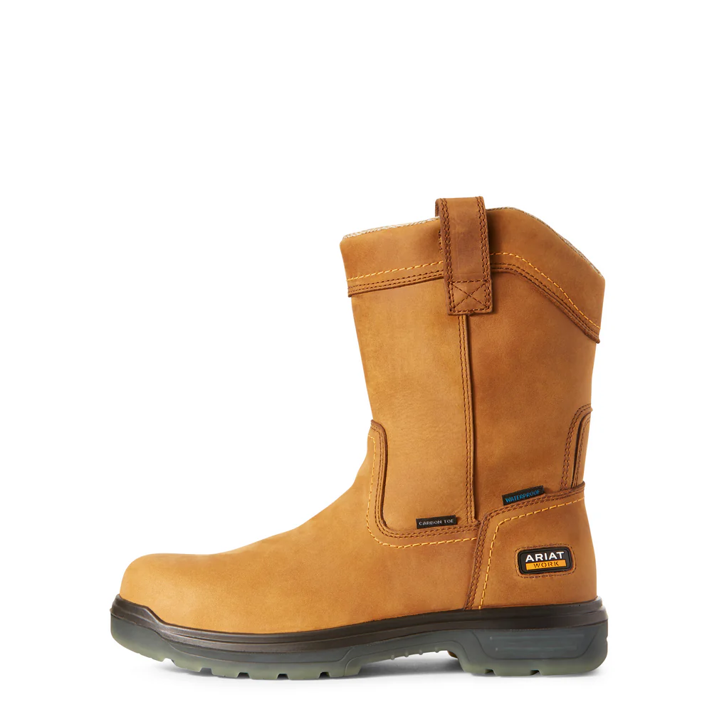 TURBO PULL-ON H2O CARBON TOE BOOT - 200-Brown | Ariat 10027328 - Image 2