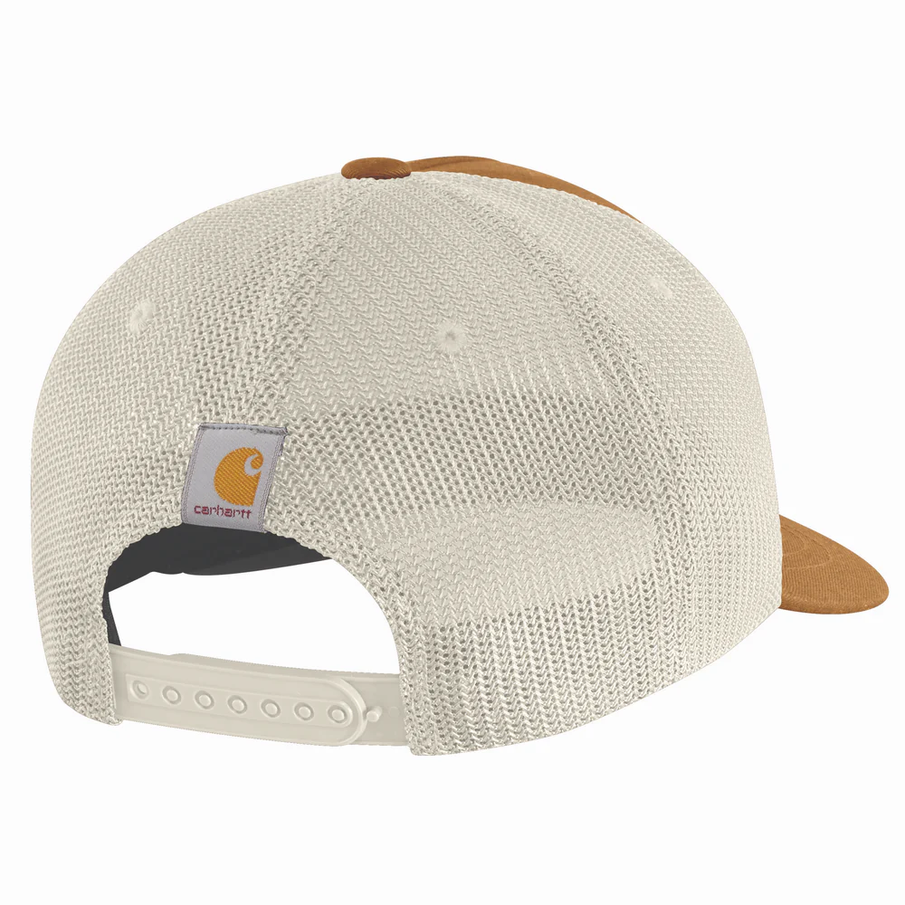 Twill Mesh-Back Hamilton Embroidered Cap - BRN-Carhartt Brown | Carhartt 106740