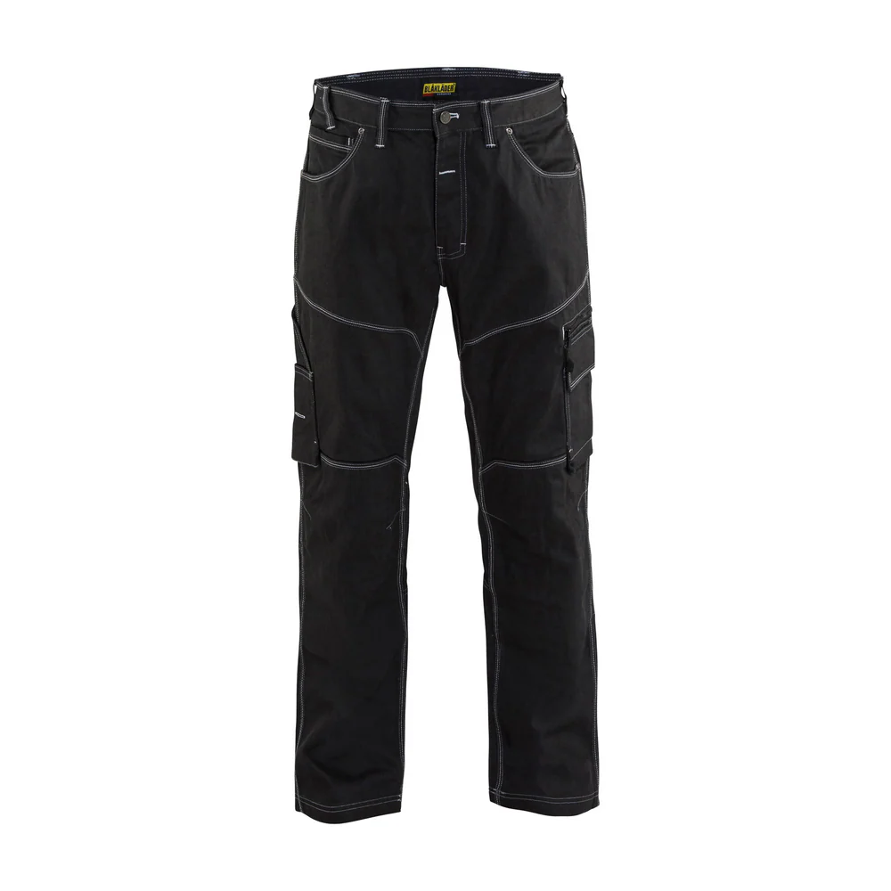 URBAN CORDURA DENIM PANTS - 9900-Black | Blaklader 16591140