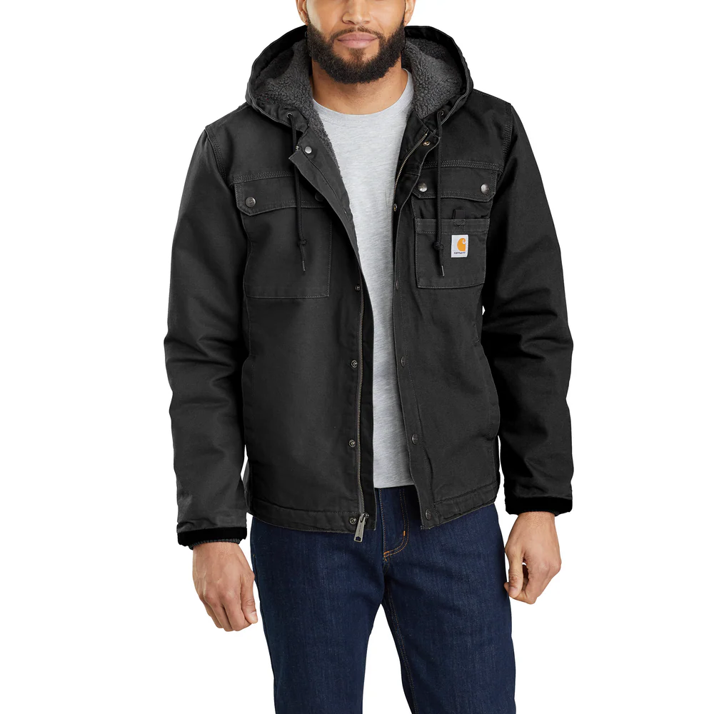 WASHED DUCK BARTLETT JACKET - BLK-Black | Carhartt 103826 - Image 2