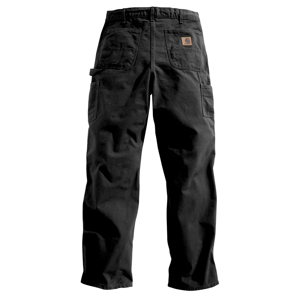 WASHED DUCK WORK DUNGAREE - BLK-Black | Carhartt B11 - Image 2