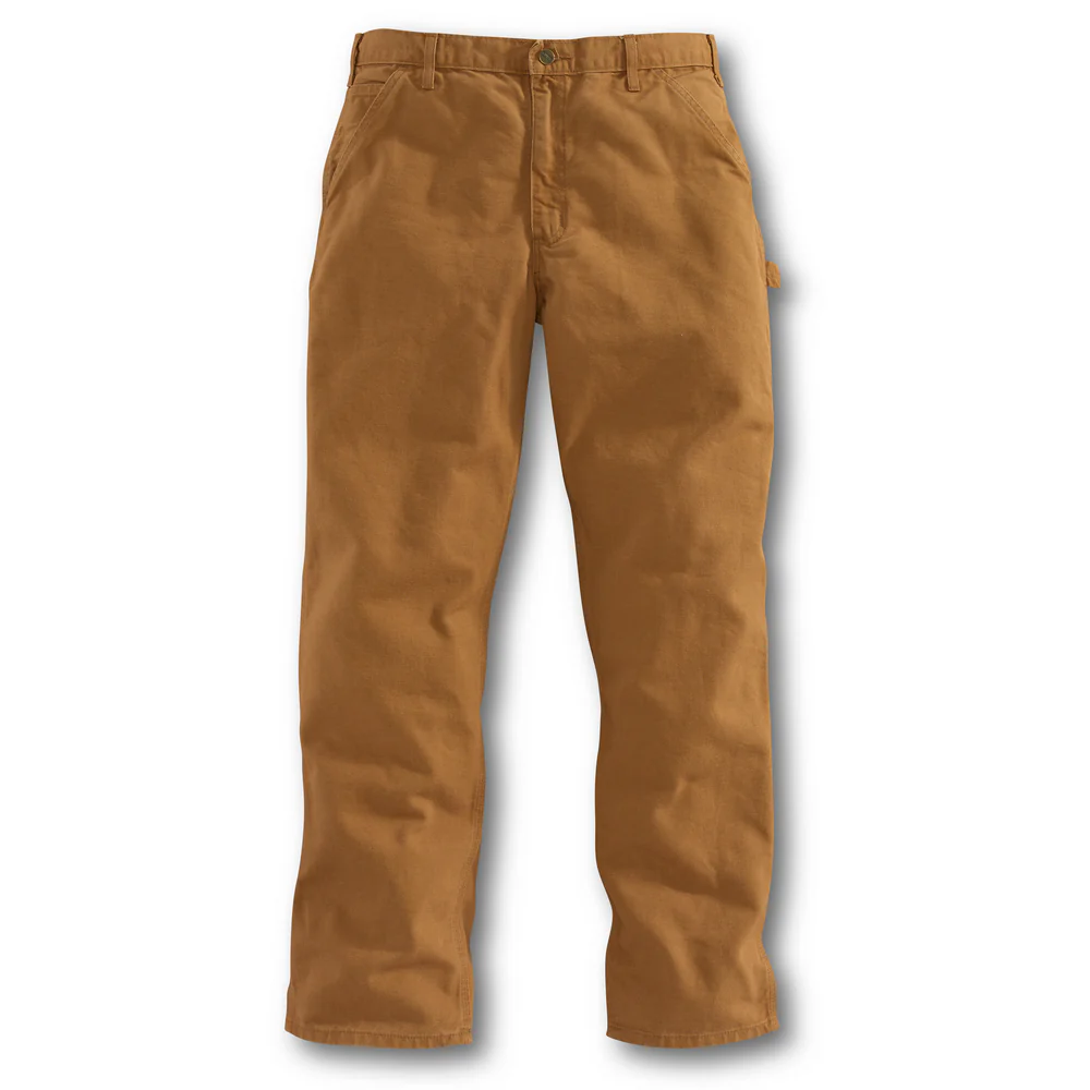 WASHED DUCK WORK DUNGAREE - BRN-Carhartt Brown | Carhartt B11 - Image 2