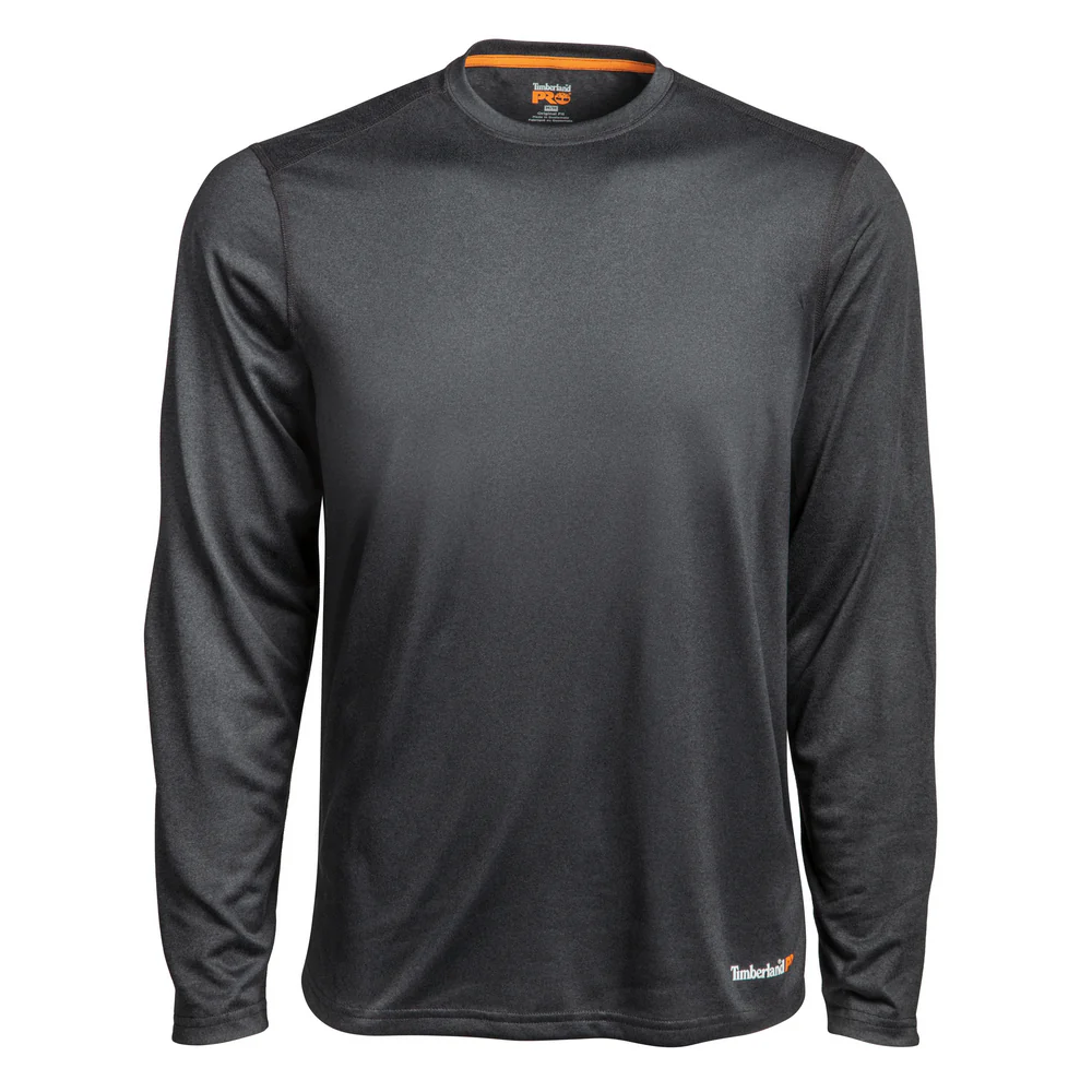 WICKING GOOD SPORT LONG SLEEVE T-SHIRT - 013-Dark Charcoal Heather | Timberland PRO TB0A1P3K